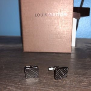Louis Vuitton Champs Elysees Black Cufflinks
